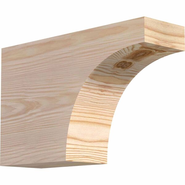 Ekena Millwork Huntington Smooth Rafter Tail, Douglas Fir, 3 1/2"W x 8"H x 12"L RFT04X08X12HUN00SDF - main